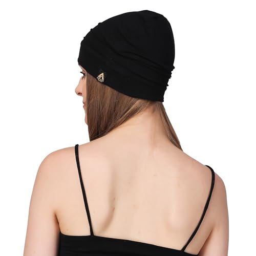Image of Woolen Caps /Hat for Women & Mens | Printed Soft Knot Woollen Knitted Warm Head Wrap Ear Winter Woolen Beanie | Inside Thick Soft Slouch & Keeps You Warm