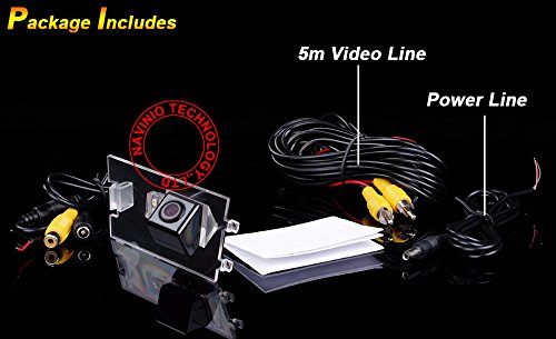 Kalakus Reversing Camera Parking System in License Plate light with 170 Night Vission Waterproof Back up Rear View Camera for Jeep Compass Wrangler Cherokee/Patriot/Grand Cherkoee - Image 4