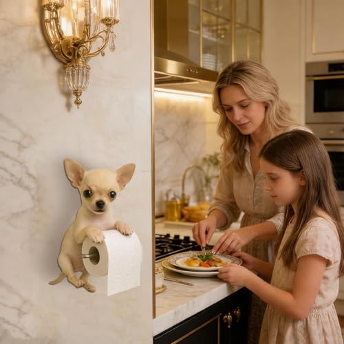 Soporte de pared para toallas de papel de perro: organiza tu cocina con estilo 7