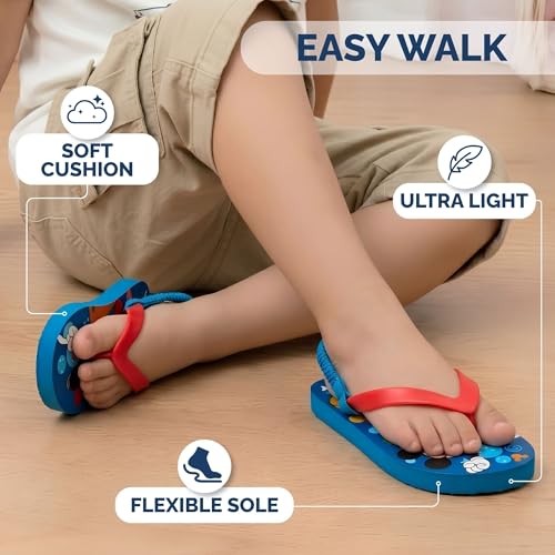 Image of Disney Girls Boys Character Flip Flops Sandals Kids Water Shoes - Minnie Mickey Moana Toy Story Frozen Cars Encanto Princess Thong Beach Slides Slip On Quick Dry (Toddler-Little Kid)