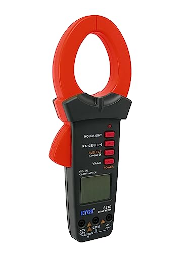 Pinza Amperimétrica Digital ETCR6470 Medidor de Tierra Manual DC AC 20A - 2000A Pinza Pequeña miniatura 4