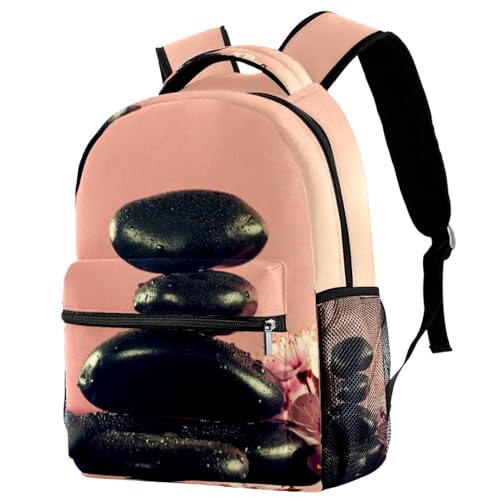 Sac à dos pour femmes et adolescents, grand cartable multicolore motif spa