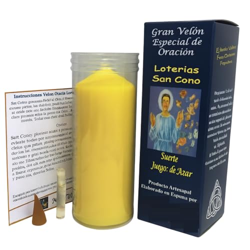 Velon Loterias (San cono) vela potenciada con oracion para