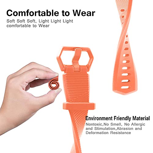 Bands Compatible with Fitbit Alta/Alta HR for Women and Men(4 Pack), Classic Soft Silicone Sport Strap Replacement Wristband for Fitbit Alta/Alta HR/Fitbit,Small Large