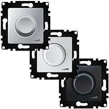 Potenciómetro - dispositivo de control de potencia de 40-600W, color blanco, ideal para regular la intensidad de luz en instalaciones eléctricas.