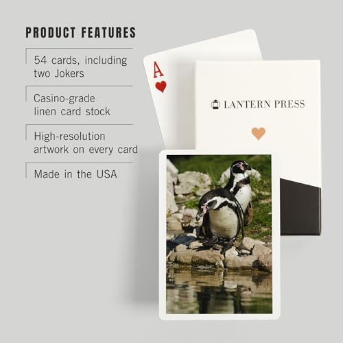 Baraja de Póker Humboldt Penguins, 52 cartas para adultos miniatura 3