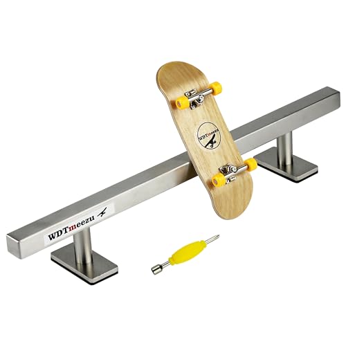 WDTMEEZU 32mm Wood Bearing Wheel Fingerboard and 10