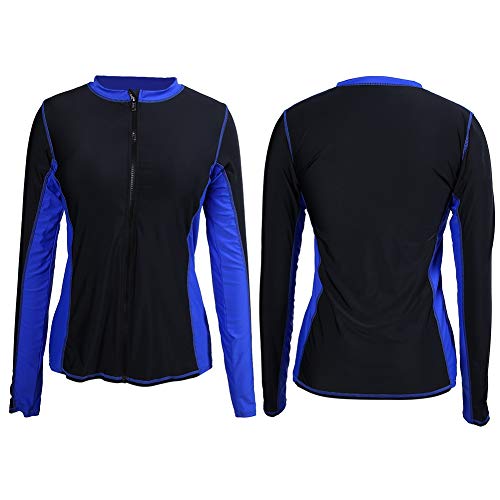 Camiseta de surf para mujer, traje de baño con mangas largas, secado rápido para playa miniatura 5