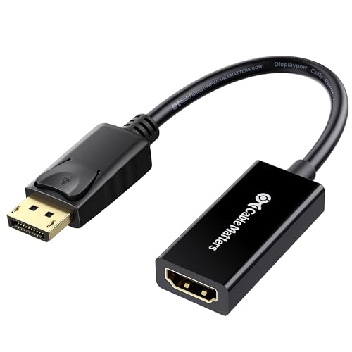Cable Matters 4K DisplayPort to HDMI Adapter (4K DP to