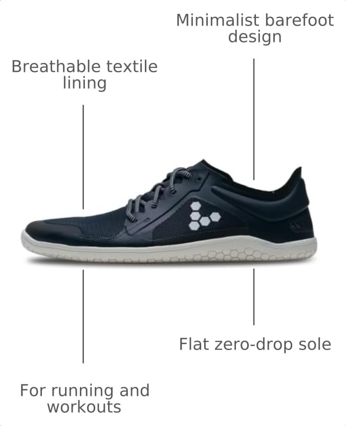 Image of Vivobarefoot Primus Lite III, Womens Vegan Light Breathable Shoe with Barefoot Sole