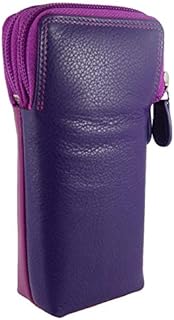 Hide and Sleek Multi-Coloured Soft Leather Double Spectacle Glasses Case