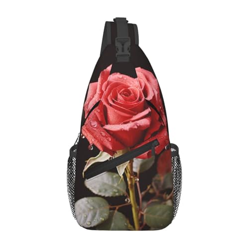Bolso tipo bandolera pequeño para senderismo unisex negro miniatura 2