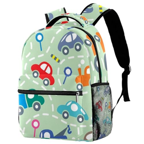 Sac de voyage décontracté et scolaire à motif voitures pour vos sorties