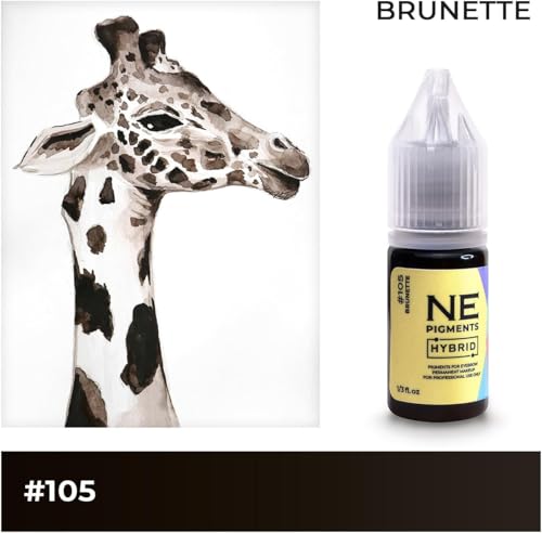 Brunette by Elena Nechaeva 3ml Tattoo Ink Pigment for Rich Color - Image 3