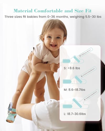 Babytone Baby Pulse Oximeter, Smart Baby Sock Tracking Oxygen Level, Heart Rate and Movement, with Sleep Pattern Analysis Wearable Infant Foot Monitor with Free APP Bluetooth for 0-36 Months Newborn - Image 6