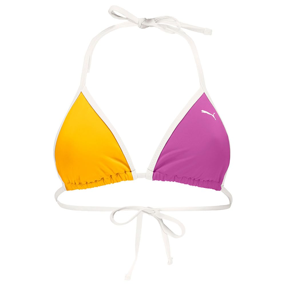 PUMA Women's Triange top Bikini Top, Magenta,