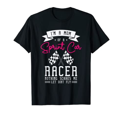 Sprint Car Dirt Track Racing Drag Racer Sprint Car Racing Camiseta