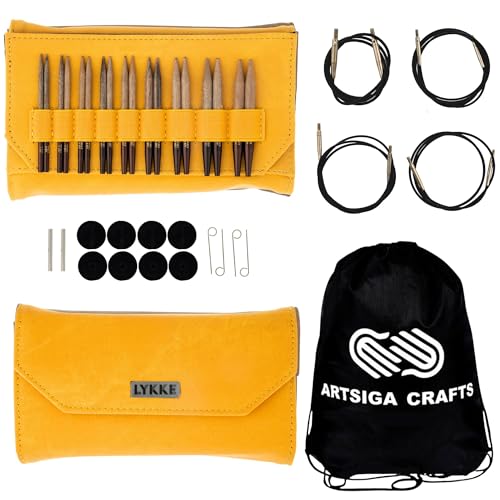 Lykke Umber 3.5-inch Interchangeable Circular Knitting Needle Set