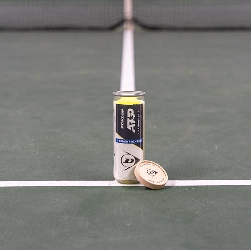 Dunlop Tennisball ATP Championship - für Sand, Hartplatz und Rasen (3 Bälle)