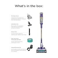 Shark PowerDetect Corded Stick Vacuum, Self-Cleaning, Eggplant, HZ4002 — image 2