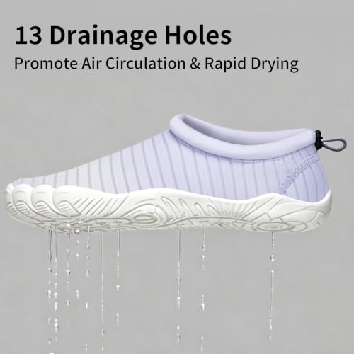 Image of Mishansha Womens Barefoot Water Shoes Wide Toe Box Swim Shoes Quick Dry Non Slip
