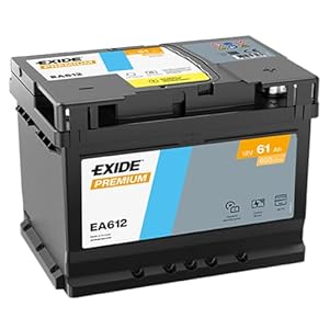 EXIDE 61Ah 12V 600A EA612 PREMIUM B13 DIN/ISO LB2 Starterbatterie