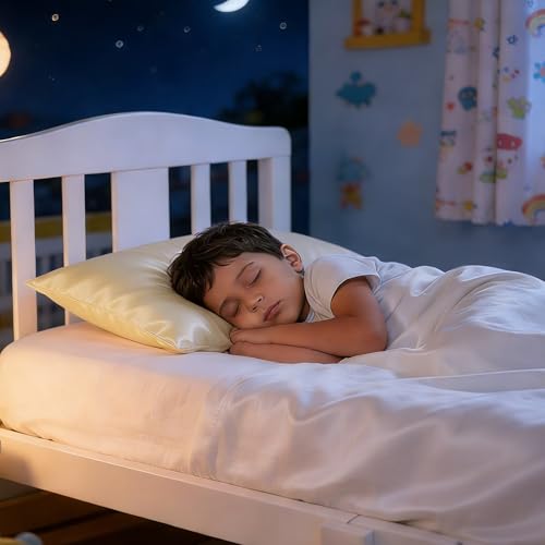 Image of NTBAY Toddler Pillows with Pillowcases Set, 4 Piece 13 x 18, Ivory