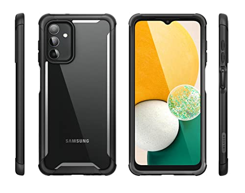 Image of i-Blason Thermoplastic Polyurethane Ares Lite Series Case For Samsung Galaxy A13 5G (2021 Release), Slim Protective Clear Case With Shockproof Bumper (Black)