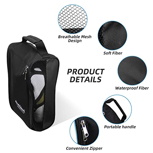 Scott Edward Tragbare Golf Schuh Tasche Outdoor Reise Reißverschluss Wasserdichte und atmungsaktive Männer und Frauen Handtasche