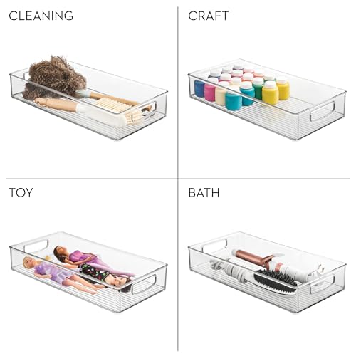 iDesign Stackable Clear Plastic Extra Long Pantry Organizers and Cabinet Storage Bins for Kitchen by iDesign - Image 7