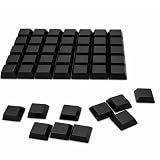 30 Stück Gummipuffer Gummifüße Selbstklebend 20x20x8mm, Silikon Vibrationsdämpfer, Gummipuffer Selbstklebend Rubber Base für Lautsprecher, Elektrogeräte, Schränke, Türen und Tastatur