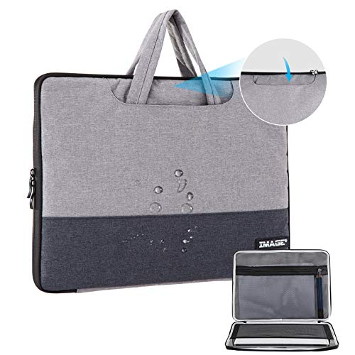 Case for Light Box, IMAGE Waterproof 14 Inch Light Box Travel Storage Case Pouch Cover with Pockets Protective Light Pad Case for A4 Tracing Light Pad Black