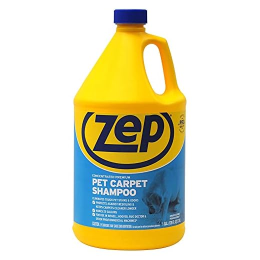 ZEP INC Carpet Shampoo, clear, 128 fl oz (Pack of 1)