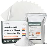 TJ-OCEAN DTF Powder Film Kit for Sublimation & DTF Printer,23Pcs Sensor recognition Stickers,17.6OZ