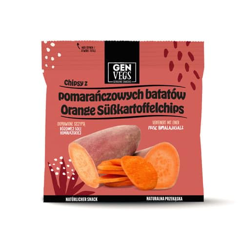 Batata chips con sal Himalaya