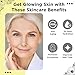 Skin Nation Rejuvenating Eye Gel, Super Hydrating with Peptides, Hyaluronic Acid and Green Tea, Lightweight Plant Based Under Eye Cream for Puffiness, Dark Circles and Smooth Skin, 0.51 oz