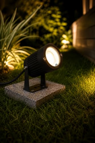 Image of Mufasa LED Outdoor Garden Spot and Spike IP65, Aluminium Body, Garden Light (Driver in -Built, Warm White) (12 Watts)