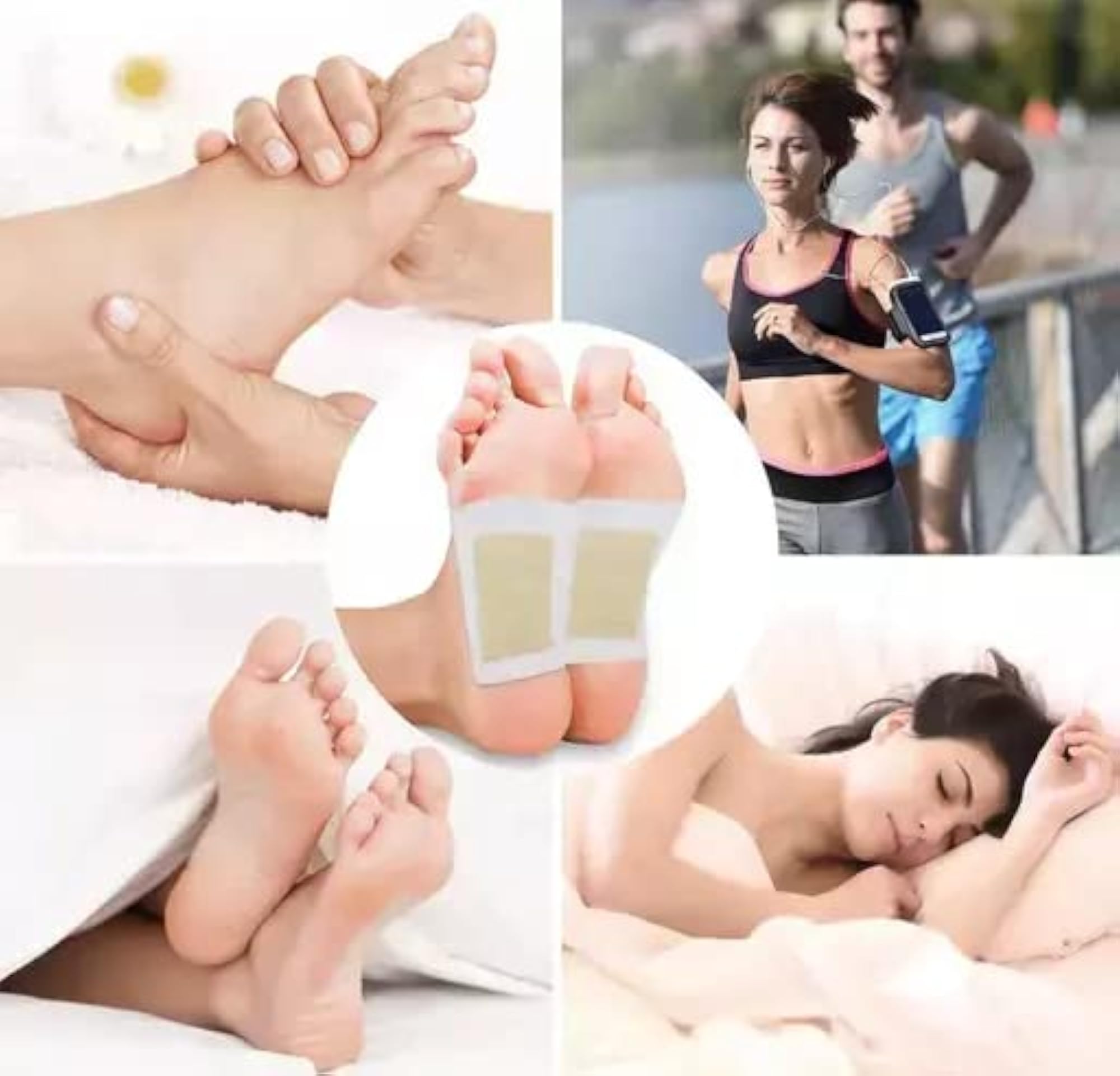 Organic Health Foot Patch for Detoxification, Pack of 10