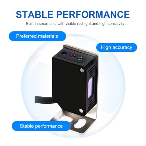 Sensor láser NPN NC E3Z ajustable con reflexión especular infrarroja 5