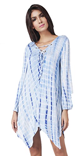 Robe bandage bleue YALI pour sublimer les courbes en taille L