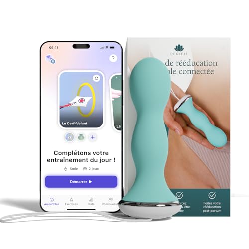 Perifit Care Sonde de Rééducation Périnéale avec App – Exercices Kegel Femme avec Biofeedback...