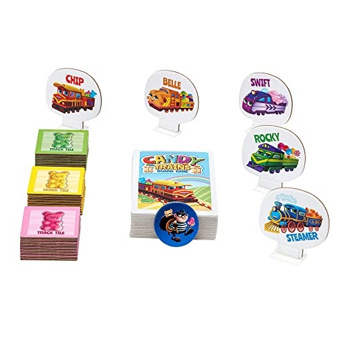 Candy Trains Juego de Mesa Cooperativo para Niños miniatura 4