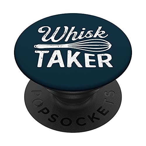 Whisk Taker Funny Baker Baking Humor Pun Gift Cute Design PopSockets PopGrip: Agarre intercambiable para Teléfonos y Tabletas