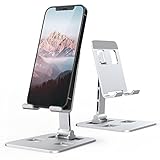 Cell Phone Holder, Portable Stand for Desk, iPhone 17 16 15 14 13 12 11 Pro Max Plus Air, Galaxy S25 S24, Office Desk Accessories