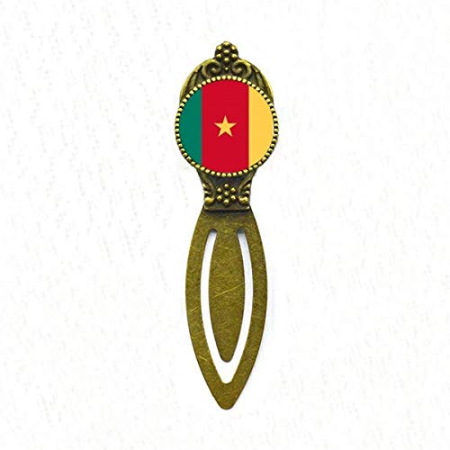 Marque-page drapeau Cameroun pour vos moments de lecture au bureau