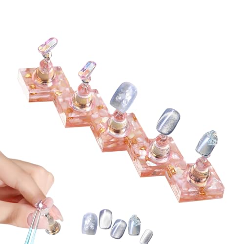 Genérico Soporte Para Uñas - Soporte Para Decorar Y Pintar Uñas - Organizador Y Expositor De Herramientas De Maquillaje Para Principiantes Y Entusiastas En El Hogar