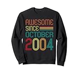 Photo Gallery awesome since october 2004 retro 18th birthday 18 years old felpa Photo Gallery awesome since october 2004 retro 18th birthday 18 years old felpa
