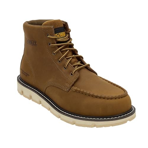 Bottes bout en acier DEWALT Forge Moc Toe cuir avec semelle Flex ultra protectrice pour homme