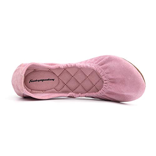 Image of FUNKYMONKEY Women's Ballet Flats Soft Round Toe Comfortable Shoes