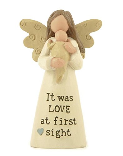 Heaven Sends It Was Love At First Sight Baby And An Angel Ornament